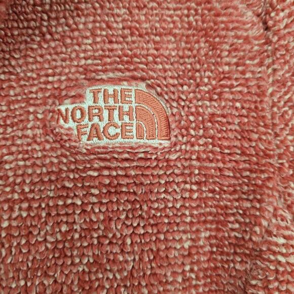 THE NORTH FACE Women's Osito 2 Jacket Vintage White/Spiced Coral Stripe, Small - Picture 4 of 9